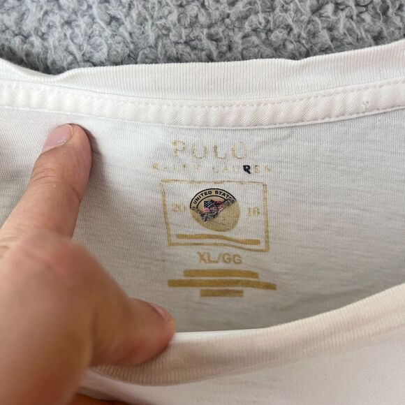 Polo Ralph Lauren T Shirt Mens XL White‎ United States USA Olympic Team 2016 Tee - Picture 3 of 13